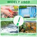 2 x TDS Water Tester for Lab, TDS Meter Digital Water Tester - High Accurate and Reliable Digital PPM Meter, 0-9990PPM Water Quality Tester for Drinking Water/Wine/Kitchen/Laboratory (Green)