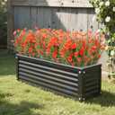 12 Bundles Artificial Flowers for Outdoor, Faux Silk Morning Glory Spring Summer Flowers for Outside Garden Planter Front Porch Yard Patio Window Box & Indoor Table Vase Home DecorOrange