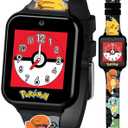 Pokmon Interactive Kids Smartwatch  Touchscreen Watch with Games, Camera, Voice Recorder, Step Tracker, Alarm & Timer  10 Pokmon Watch Faces, USB Rechargeable  Fits Wrists 5.5" to 8" (Black)