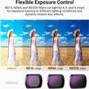 NEEWER ND & CPL Filter Set Compatible with DJI Osmo Pocket 3 4 Xtra Muse