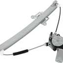 SCITOO Rear Left Power Window Regulator with Motor Fit for 2005-2012 for Acura RL,751-052