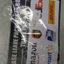 2 Pack Delivery Signs for Packages - 11 x 7 Inches Vinyl Self-adhesive Stickers for Outdoor Package Delivery Boxes