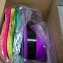 48 Pieces Neon Mafia Style Party Hats - Bright Dress Hats for Gangster Music Disco Birthday, Photo Booth Props and Favors