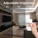 COB LED Strip Lights, Dotless LED Lights with Remote& App, 65.6ft Natural White 4000K Super Bright Dimmable 24V Flexible LED Tape Light,Kitchen Cabinet,Office,Stairs,Shelf Indoor Lighting.