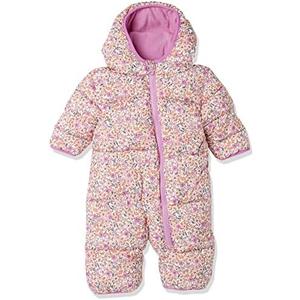 Amazon Essentials Unisex Babies' Water-Resistant Winter Puffer Snowsuit for Boys and Girls- Ivory Delicate Floral 18M