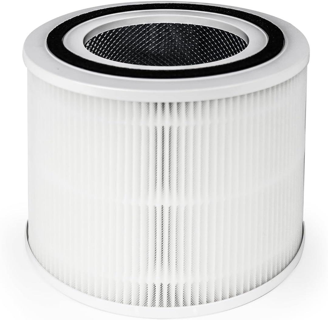 1 Pack Core 300 Replacement Filter Compatible with Levoit Core 300 Air Purifier, 3-in-1 H13 True HEPA Filter, Replacement Part No. Core 300-RF, White Color