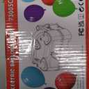 Balloon Pump, Air Pump for Inflatables and Balloons, Electric Balloon Pump for Latex 260q Foil Balloons, Quick-Fill 110V AC Inflator Deflator for Pool Floats Air Mattress Inflatables