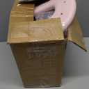 KidBloom Toddler Chair, Sturdy Anti-Tip Kids Chair, Lightweight Small Plastic Child Chair for Toddlers 1-3, Rainbow Backrest Ergonomic Design, Pink