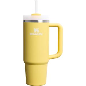 STANLEY Quencher H2.0 Tumbler with Handle and Straw 30 oz | Flowstate 3-Position Lid | Cup Holder Compatible for Travel | Insulated Stainless Steel Cup | BPA-Free | Daffodil