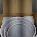 HAISIWLKJ 3PCS Cylinder Pedestal Stands for Parties, White Metal Round Cylinder Plinths Dessert Table Display Pillars for Birthday Wedding Bridal Baby Shower Party Decorations(Small)