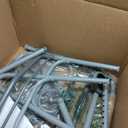 Medline Lightweight Junior/Lower Height Folding Walker with 5 Wheels