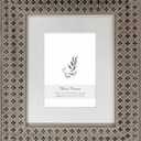 HD Designs Brown Cross Pattern Photo Frame, 8 x 10