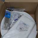 KXLife Flexible Ceiling Mount Curtain Track (20 ft), Hospital Curtain Track System, Ceiling Track for Windows, Room Divider Ceiling Track System, White