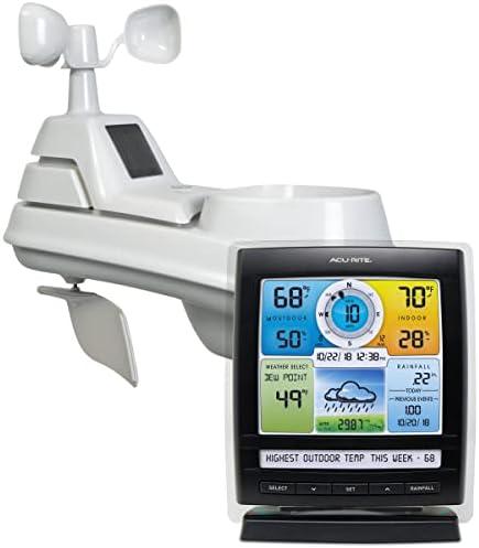 AcuRite Iris (5-in-1) Indoor/Outdoor Wireless Weather Station for Indoor and Outdoor Temperature and Humidity, Wind Speed and Direction, and Rainfall with Digital Display (01512M)