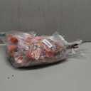 Artificial Fall Fake Flowers for Outdoor, 2 Pcs Faux Hanging Flowers Outdoor Fall Decor, UV Resistant No Fade Fake Mums Silk Flower for Front Door Porch Planters Patio Yard Garden(Orange Autumn Red)