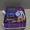 Depend Night Defense Adult Diapers, Incontinence Underwear for Men, Disposable, Overnight, Large, Grey, 14 Count