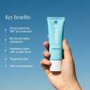 2 x COOLA Organic Face Sunscreen SPF 50 Sunblock Lotion, Dermatologist Tested Skin Care for Daily Protection, Vegan and Gluten Free, Fragrance Free