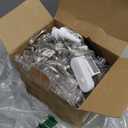 Brightown Smart Christmas Snowflake Lights, 12ft 96LED with 8 Drops Outdoor Icicle Lights with APP Control & Music Sync, Waterproof Connectable, 80+ Scene Modes for Roof, Window, Yard, Patio