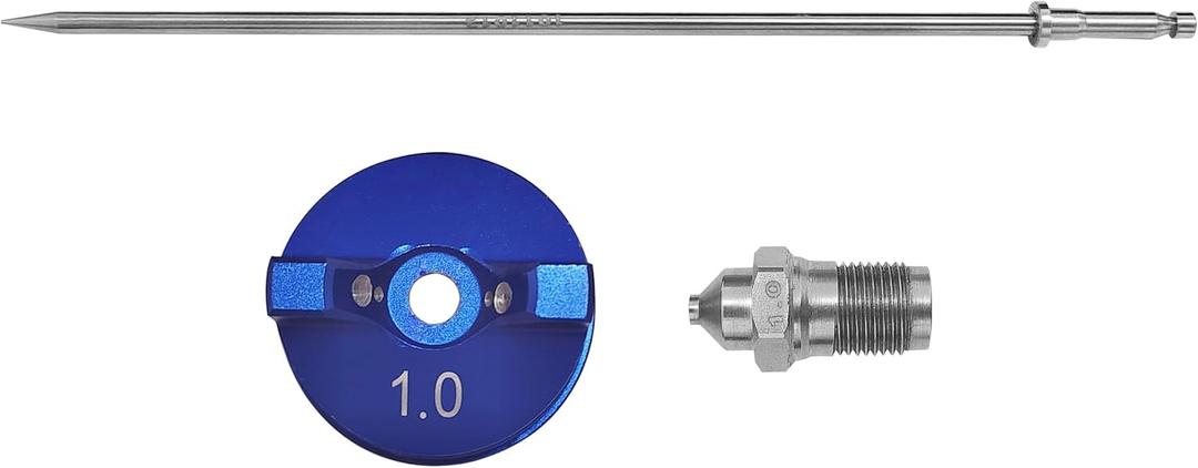 ARU 5100-2 Air Cap Set #2-1.0mm Compatible with Fuji T-Series Spray Guns-Fine Spraying