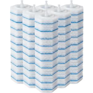 Disposable Toilet Wand Refills Compatible with Clorox, Deep Cleaning Push-Button Release Heads for Hygienic Bathroom Cleaning (60, count of 1)