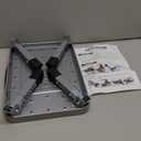 Foldable Step Stool, Adjustable Step Stool with a Non-Slip Platform, Step Ladder with Thick Rubber Feet for Adults or Children in Kitchen, Bedroom, Office, Rv, 330 Lbs Capacity