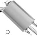 Rear Exhaust Muffler Compatible With 2002-2006 Toyota Camry 2.4L Muffler Exhaust