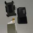 TONGATE for Z Fold 6 Case with Ring Stand, Built-in S Pen Holder & Glass Screen Protector Shockproof Rugged Z6 Phone Case with Slide Camera Cover & Belt Clip for Samsung Galaxy Z Fold 6 2024, Black