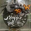 Halloween Stencils for Door Mats Large Halloween Rug Doormat Stencil for Painting on Wood Crafts Shirts Reusable Glass Door Hanger Sign (spooky18)