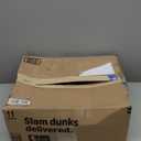 Ambimall Floor Lamps for Living Room, 64" Modern Floor Lamp with Remote Control and Stepless Dimmable Colors Temperature & Brightness, Standing Lamps for Living Room Bedroom Office, 9W Bulb Included (64.57 inches Round Shade, White)