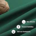 DECOVSUN Green Pinch Pleated Curtains Blackout 84 Inch Length 2 Panels Set for Bedroom, Thermal Summer Heat Blocking Black Out Curtains 84 Inch Long for Living Room,Green 42X84