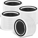 Improvedhand Core 200S Filter Replacement Compatible with Levoit Core 200S-P Air Purifier,True Great High-Efficiency Materials with Activated Carbon Filter,#Core 200S-RF,4 Pack