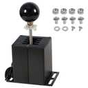 Htostar Racing PC USB Simulator Racing Shifter Compatible with G29 G27 G25 G920 T300RS/GT Steering Wheel Sequential H Gear Shifter Compatible with ATS ETS Dust WRC Sim Racing Games 7+R Black