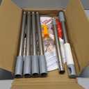 Pole Sander for Drywall, 86-inch Manual Hand Drywall Sander with Extension Pole. Perfect for Painting, Complete with 5pcs Sanding Sheets (80, 100, 120, 180, 240 Grit)