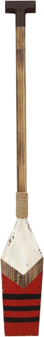 Stratton Home Decor S07724 Nautical Oar Wall Decor, Red