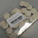 100 Pieces Unfinished Wood Circle -1 Inch Round Disc Blank Natural Wooden Cutout Ornaments for Decoration DIY Craft Art Supplies, 0.11 inch Thick