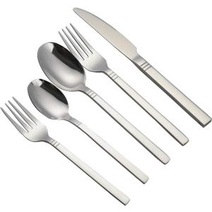 Morcte 30-Piece Stainless Steel Cutlery Flatware Set, Service for 6