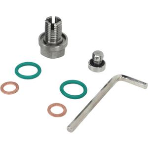 Self-Tapping Oil Pan Thread Repair Kit, Large Size Piggyback Drain Plug Steel Self Tapping Oil Pan Thread Repair Kits (M14.5-1.5x15mm)