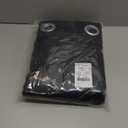 NICETOWN Black Out Curtains for Bedroom 84 inches Long - Light Reducing Thermal Insulated Solid Grommet Curtains/Panels/Drapes for Living Room (Set of 2, W52 x L84)