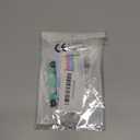 4Pcs Silicone Pacifier Clip for Babies Infant Animal Teething Panda Dinosaur Elephant Raccoon Soothie Toy Teethers Clips for Baby Shower Birthday Keepsake Christmas New Year Gift