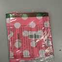 WNINK 2 Pack Pink and White Polka Dot Tablecloths Pink Disposable Plastic Waterproof Table Cover, 54" x 108", for Birthday, Wedding, Bridal Shower, Bachelor, Pink Girl Party, and Picnic
