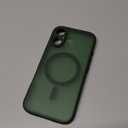 TOCOL for Phone 17 Case, Full Camera Protection, Built-in Magnetic Ring, Compatible with Magsafe Charger, Drop Protection, Translucent Matte Phone Case for Phone 17 6.3 inch (Alpine Green)