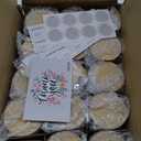 4oz Clear Candle Jars (15 Pack) - Small Wide Mouth Glass Jars with Bamboo Lids, Ideal for Candle Making Business