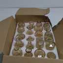 RUCKACE Bud Vases in Bulk 22 Gold Glass Small Vases Flower Vase for Centerpiece Table Wedding Decorations Home Decor Party