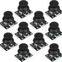 10pcs Dual-axis Joystick Module PS2 Game Joystick Control KY-023 Control Stick Sensor Board Compatible with PS2 Arduino