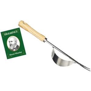 Grampa's Hand Weeder Tool - The Perfect Lightweight Easy to Use Weed Puller Tool for Garden - Durable Unique Lever Design with V-Shaped Forks Allows for Easy Removal of Weeds & Their Roots.