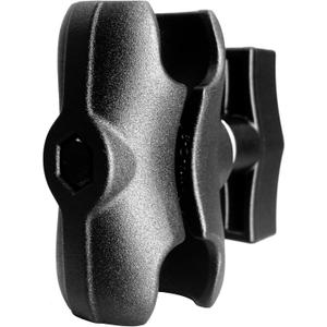 Aluminum Short (3.35") Double Socket Arm for 1.5 Inches/C Size / 38mm Ball Accessories, Powerful Clamp, Compatible with RAM Mount, iBolt and More