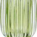 VanEnjoy Clear Green Toothbrush Cup Glass Toothbrush Holder for Bathroom, Unique Toothbrush Holder