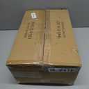 Storage Bins with Lids, 6 Pack Clear Plastic Storage Containers with Magnetic Acrylic Door, 19 Qt Stackable Storage Box for Home,Office Organizing