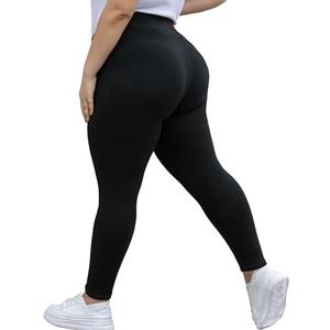Leggings for Women Plus Size High Waisted Thick, 3XL