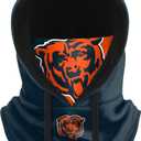 NFL Team Logo Team Color Drawstring Winter Cap Hooded Gaiter Balaclava Face Cover (One Size, Chicago Bears)